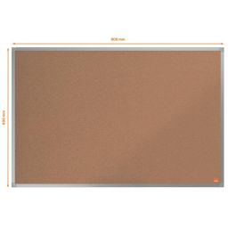 Pizarra Corcho Nobo Essence Marco Aluminio 900x600 mm