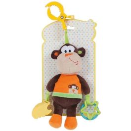 Peluche monito pinza mordedor y actividades 24 cm, Peluche monito pinza mordedor y actividades 24 cm,