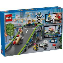LEGO 60460 City Zero Limits: Race Car Ramp - Juego de Construcción para Niños +6 Años