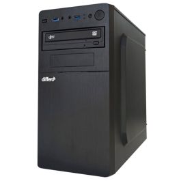 Differo OR1639275 PC Escritorio Intel Core i3-10100 8GB DDR4 RAM 256GB NVMe SSD Intel UHD Graphics 630 Windows 11 Home Negro