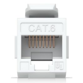 Ubiquiti Acoplador Keystone Cat6 Pass-through para Conectar Cables Ethernet Pre-Terminados, Pack de 12