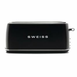 SWEISS GRV9 Tostadora Vintage 2 ranuras, 1500 W, Negra