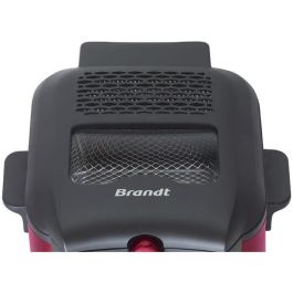 Brandt FRI25R Freidora eléctrica Depósito fijo, 2,5 L aceite, para 1kg patatas fritas, Ventana de control, Rojo/Negro Brandt FRI25R Freidora eléctrica Depósito fijo, 2,5 L aceite, para 1kg patatas fritas, Ventana de control, Rojo/Negro