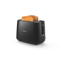 Philips HD2581/90 Tostadora Negra 2 Rebanadas 830W con 8 Ajustes de Tostado, Rejilla Calientabollos y Funciones Descongelar Precio: 30.79000001. SKU: S6503695