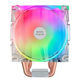 Mars Gaming MCPU66 Disipador CPU Doble Ventilador 120mm ARGB 220W TDP Multisocket Universal