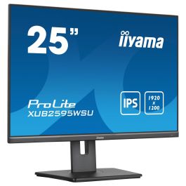 iiyama ProLite XUB2595WSU-B5 63,36cm/25" (1920x1200) LED IPS 16:10 4ms VGA HDMI DP USB LS Pivot Black Precio: 223.50000024. SKU: B1CNDNM3H6
