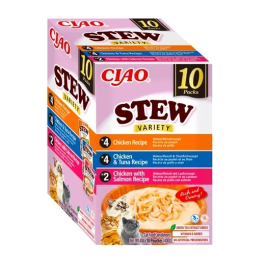 Churu Multipack Stew Pollo Atún Salmón 10x40 gr Precio: 11.4999995. SKU: B17MKS7PMN