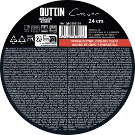 Quttin Sarten Acero Inoxidable 24 cm 0.7 mm Caesar (4 Unidades)