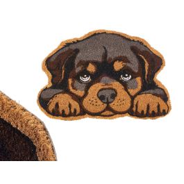 Giftdecor Felpudo con Forma de Perro, Marrón y Negro, Fibra de Coco y PVC, 60x40 cm, 1.5 cm de grosor (10 Unidades) Precio: 53.8899999. SKU: B12ZKQQ3LN