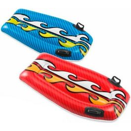 Intex Bodyboard Tabla Inflable Infantil para Niños y Niñas, con 2 Asas, 112x62 cm, Recomendado a partir de 6 Años, Colores Surtidos