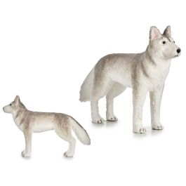 Perro Gris Decoración Navidad 87 cm Krist+ - Blanco/Gris, Sintético Precio: 101.59000038. SKU: B1BZXCNXBC
