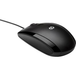 HP X500 Ratón con Cable USB Óptico para Ordenador, Diseño Ergonómico y Ambidextro, Seguimiento Preciso y Fiable, Plug & Play