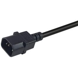 EQUIP Cable de Alimentación Conector C14 a CEE7/3 Schuko 0.25m Negro