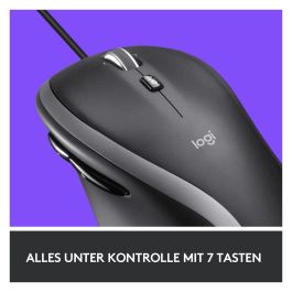Logitech Ratón USB Avanzado M500s, Negro
