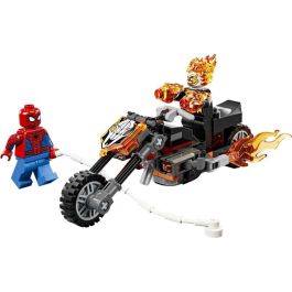 Lego Juego de Construccion Spider-Man vs. Moto del Motorista Fantasma Super Heroes Marvel