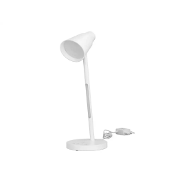 Q-connect Lámpara Escritorio LED 6W 360lm Táctil 3 Niveles Luz Nocturna Cabeza Orientable Blanco