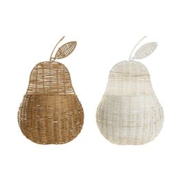Cesta Pared DKD Home Decor Marron Beige 33 x 14 x 55 cm (2 Unidades) Precio: 63.69000044. SKU: B1HYYYM88N