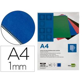 Tapa Encuadernacion Liderpapel Carton A4 1 mm Azul Paquete De 50 Unidades Precio: 21.175000121. SKU: B18W36WRHY