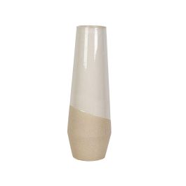 Florero Romimex Blanco Beige Cerámica 20 x 80 x 20 cm Precio: 96.79000056. SKU: B18TA72P8E