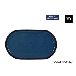 Bandeja Oval Chester Blue 30.5 x 17.5 cm - Inde (8 Unidades) Precio: 39.49999988. SKU: B1DZBFZ7WJ