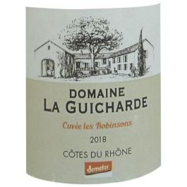 Domaine la Guicharde Cuvée Les Robinsons 2018 Côtes-du-Rhône - Vino tinto del Valle del Ródano - Ecológico