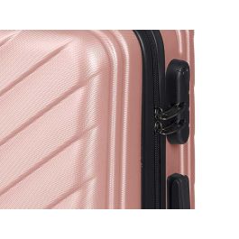 Maleta Cabina ABS Rosa Arte Regal 38x57x23 cm Maleta Cabina ABS Rosa Arte Regal 38x57x23 cm
