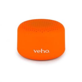 Veho M-Series M3 Altavoz Bluetooth Inalámbrico Portátil Ultra Compacto con Batería de hasta 12 Horas y TWS - Naranja