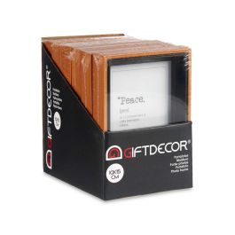 Portafotos Madera 10X15 Marron Y Negro Giftdecor (24 Unidades) Portafotos Madera 10X15 Marron Y Negro Giftdecor (24 Unidades)