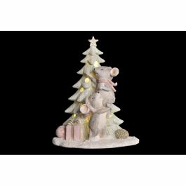 Figura Navidad Fantasia DKD Home Decor Verde Gris 8.5 x 16 x 13 cm (2 Unidades) Figura Navidad Fantasia DKD Home Decor Verde Gris 8.5 x 16 x 13 cm (2 Unidades)