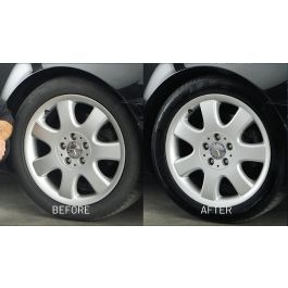 Quixx QQ10192 Restaurador de Color Negro para Neumáticos - Acabado Duradero y Sedoso