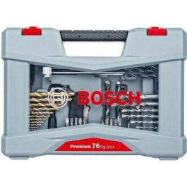 Bosch Juego Premium de Brocas y Puntas 76 piezas para Taladrar y Atornillar Madera, Metal y Hormigón, Brocas Titanio Precio: 82.88999972. SKU: B1APC6XYH7