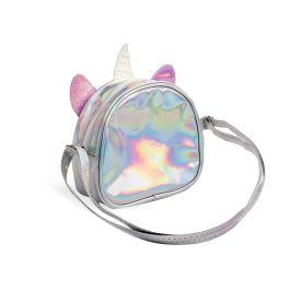 MARTINELIA 85509 Bolso Maquillaje Little Unicorn con Paleta de Sombras, Esmalte y Brillos Labiales - Set de Belleza +4 años