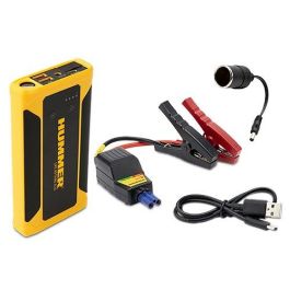 HUMMHX Arrancador de Batería Coche 12V 10000mAh, Power Bank Multifuncional, Cargador Portátil USB y Salida 12V DC