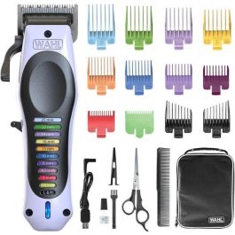 Wahl WAH0043917039299 Cortapelos ColorPro Inalámbrico con Batería de Litio, 120 Minutos de Autonomía, Blanco/Negro