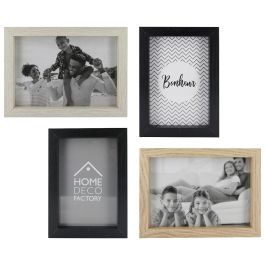 Home Deco Factory Juego de 4 Marcos Fotos Madera Negro para 13x18 cm y 10x15 cm Precio: 7.49999987. SKU: B1A2YNFPP4