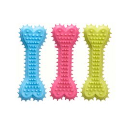 Hueso de Silicona para Mascotas 10 cm - Mascow, Colores Surtidos (24 Unidades) Hueso de Silicona para Mascotas 10 cm - Mascow, Colores Surtidos (24 Unidades)