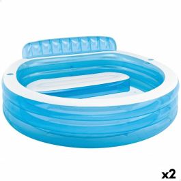 Piscina Hinchable Intex Sillón Azul Blanco 590 L 229 x 79 x 218 cm (2 Unidades) Precio: 114.79000049. SKU: B1HE8QLVSH