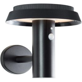 Aplique de exterior - BRILLIANT - ALVERO - LED y solar - Detector de movimiento - Metal y plástico - 4 W - Negro Precio: 61.49999966. SKU: B1EXF57E6R