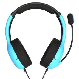 PDP PDP1705966927800 Auriculares Gaming con Cable Airlite Azul Neptuno para PS4/PS5 Micrófono de Brazo Diadema Supraaural