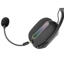 Mars Gaming MHWPRO Auriculares Gaming Inalámbricos con Micrófono Tri-mode (2.4GHz, Bluetooth 5.3, Jack 3.5mm) Negros