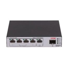 H3C Switch Ethernet Gestionado S1600V2-6P-HPWR L2, 5 Puertos Gigabit PoE 73W Precio: 63.50000019. SKU: B18QL74MLA