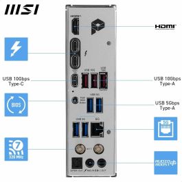 MSI Placa Base PRO Z890-A WiFi, LGA 1851, Intel Z890, 4x DDR5 DIMM, 256GB Max, ATX, 911-7E32-004