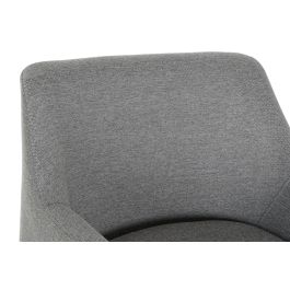 DKD Home Decor Silla Scandi Gris 60.5 x 78 x 59.5 cm