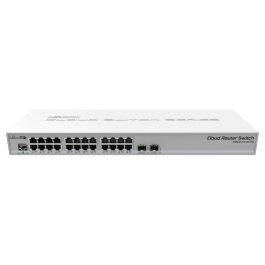 Mikrotik CRS326-24G-2S+RM Switch Router 26 Puertos Gigabit Ethernet SFP+ PoE Precio: 204.49999944. SKU: B1DX984ZY8