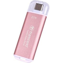 Transcend ESD300 2 TB Externo Portátil USB 3.2 Gen 2x1 (USB-C) Rosy Pink