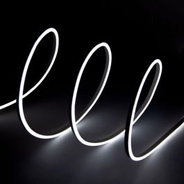 Neon Flex Tira LED Manguera HONSPVC8x16S220CMWW 6W 2700K 24V 8x16mm 120xSMD2835 6W/M 1M 40.000H Corte 5CM Doble Capa PVC