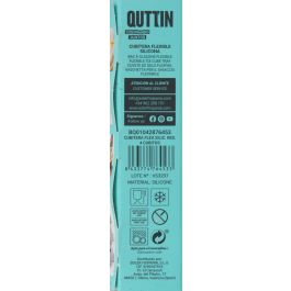 Cubitera Flexible de Silicona para 4 Cubitos - Quttin (12 Unidades) Cubitera Flexible de Silicona para 4 Cubitos - Quttin (12 Unidades)