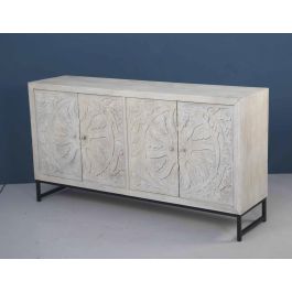 Buffet Indio DKD Home Decor Blanco 38 x 80 x 150 cm Precio: 597.78999962. SKU: B14PE9ZSVT