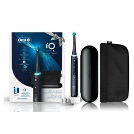 Braun Oral-B IO5 Cepillo de Dientes Eléctrico Vibratorio Adulto Negro, 5 Modos, Bluetooth, Temporizador y Estuche Viaje