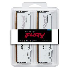 Kingston FURY Beast 32GB (2x16GB) 6800MT/s DDR5 CL34 DIMM White RGB AMD EXPO